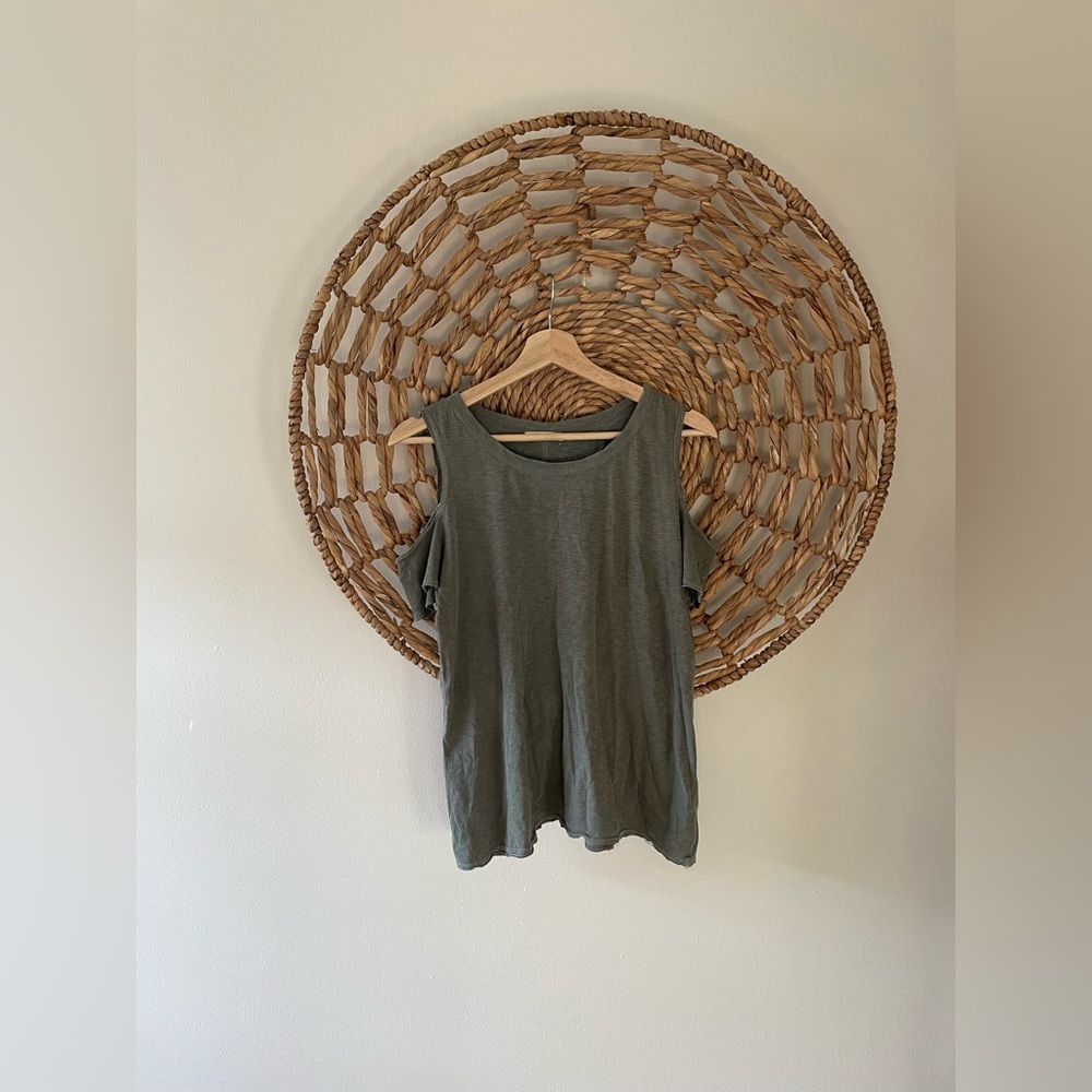 Green Pima Cotton Top